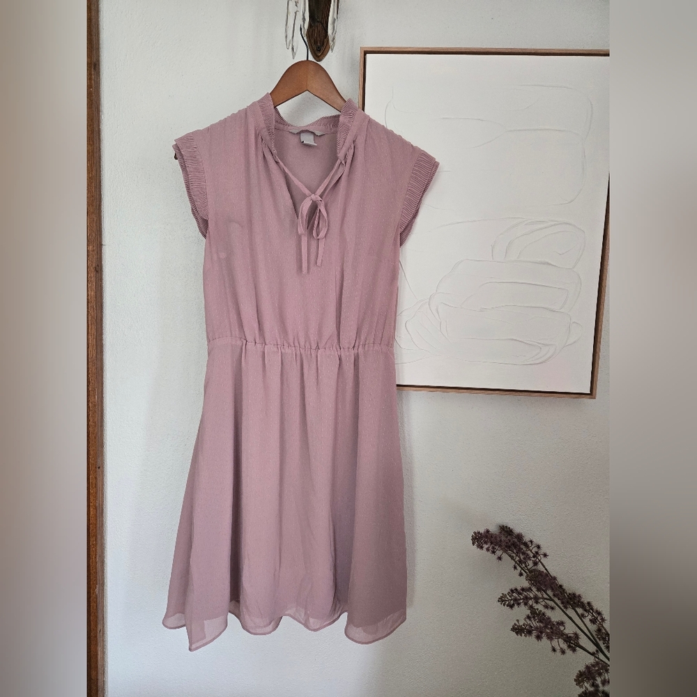 H&M Mauve Sleeveless Dress